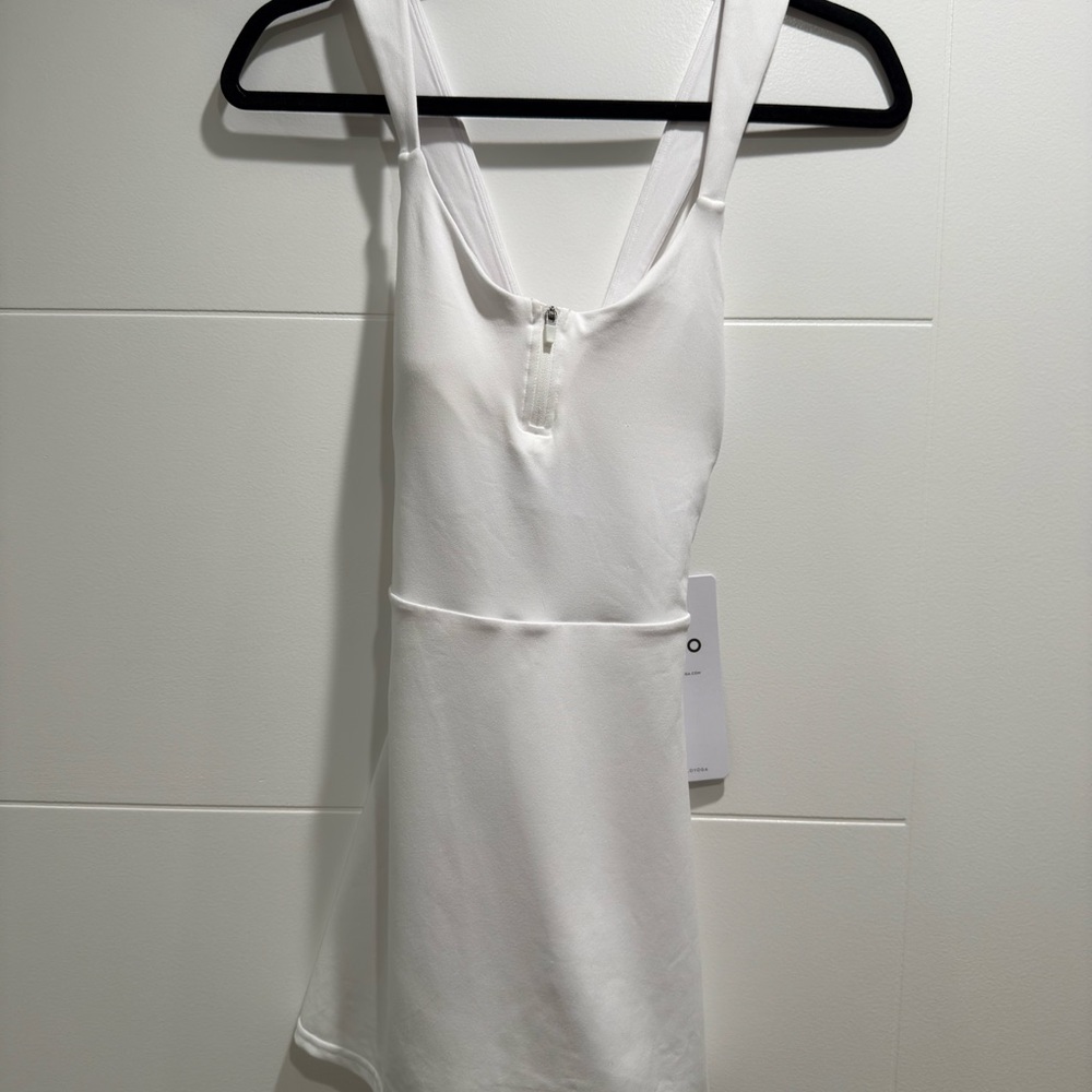 Alo Yoga Women's White Mini Dress Alosoft